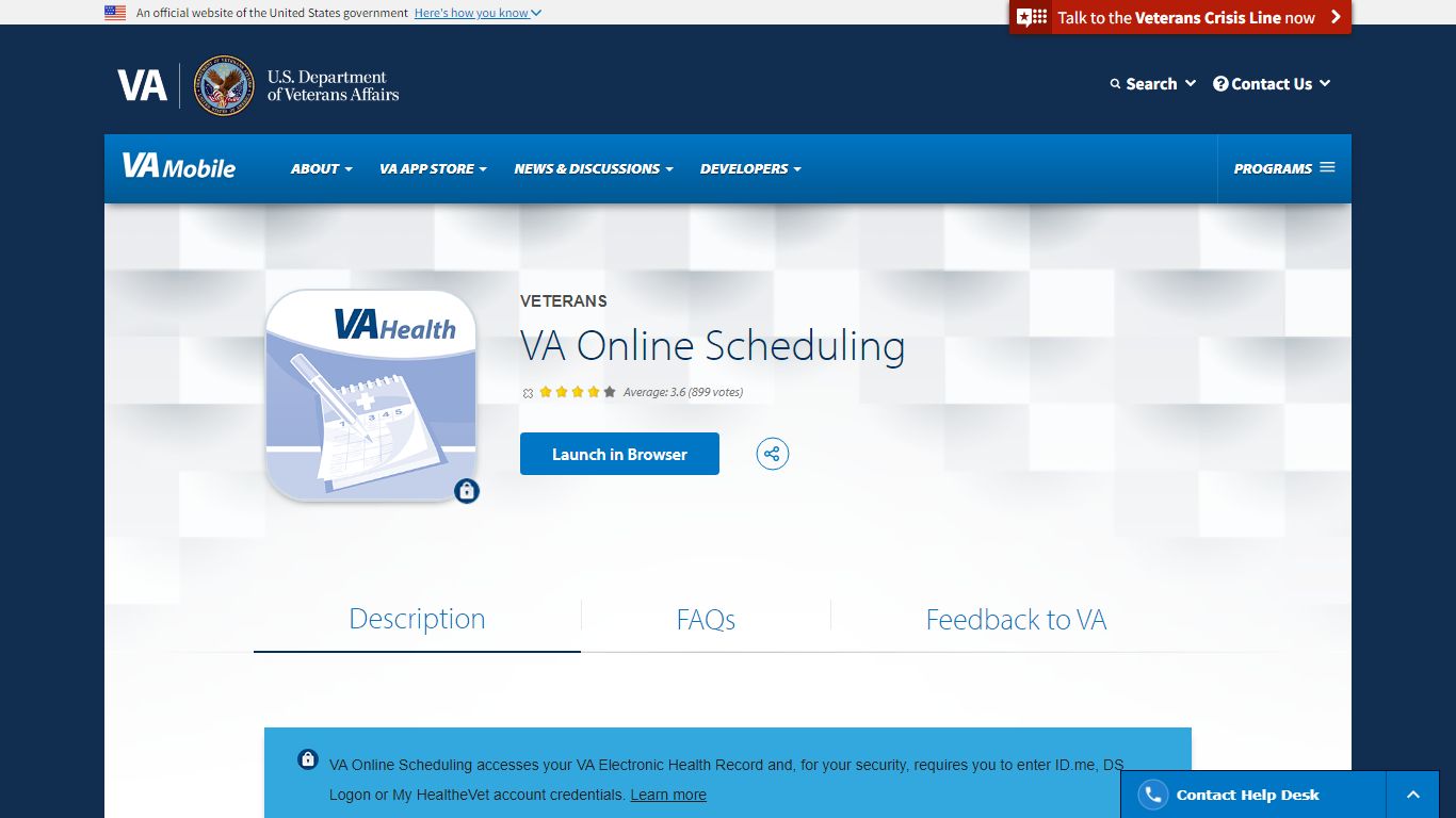 VA Online Scheduling | VA Mobile - Veterans Affairs